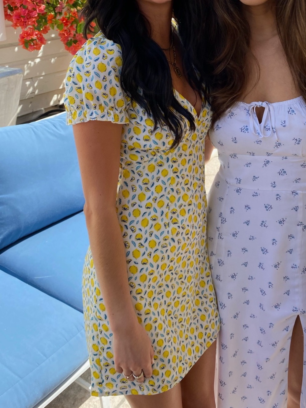 Princess Polly Yellow Lemon-Print Mini Dress